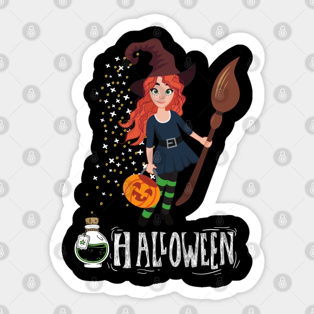 Magic Witch Tarot cards Beware potion witchy Witchcraft astrology Halloween Sticker by BoogieCreates